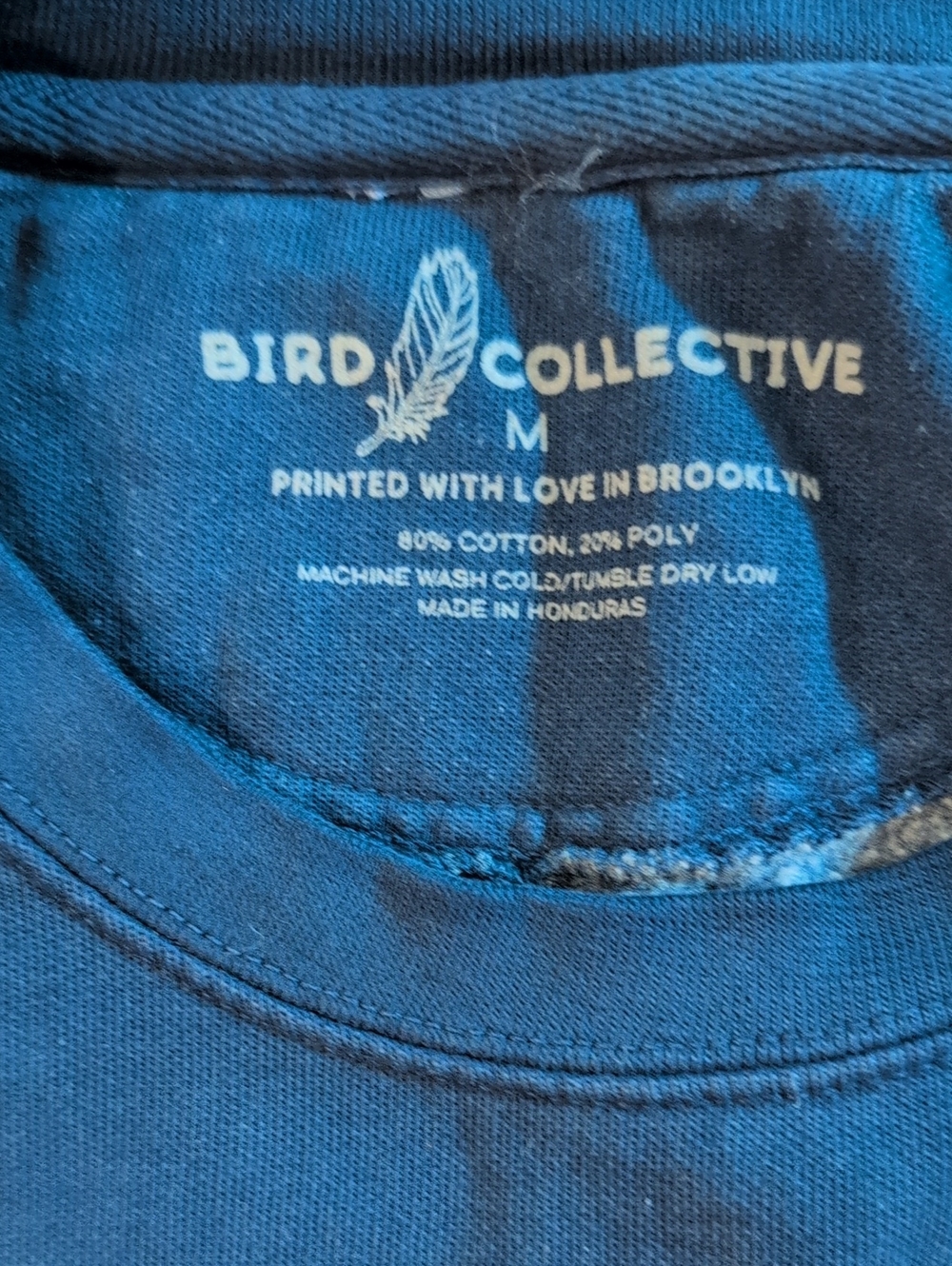 Bird Collective Women's Blue Crewneck Sweatshirt